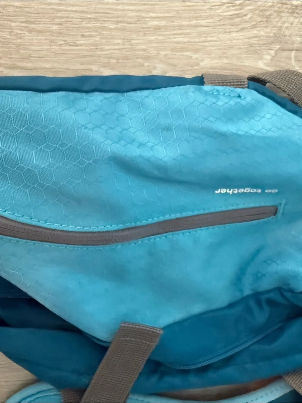 Kurgo Teal Dog Saddle Backpack Harness - medium dog